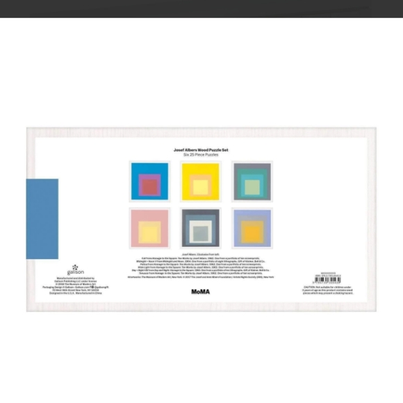 MoMA Josef Albers Wood Puzzle Set - Picture 3 of 6